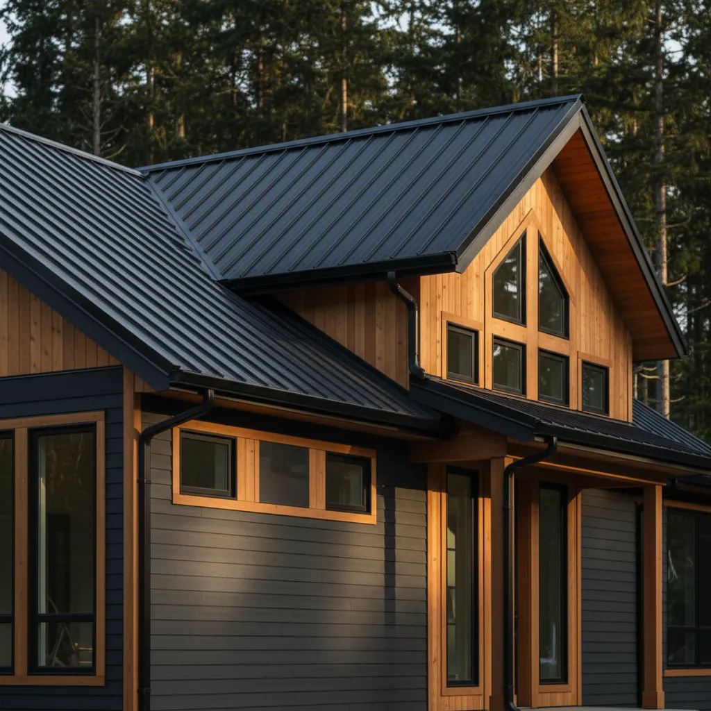 Home with gutter guard installation in the Peace Region