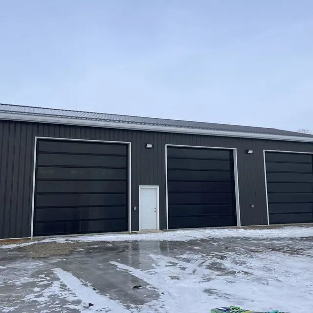 New seamless gutters installed on a house in the Peace Region of BC
